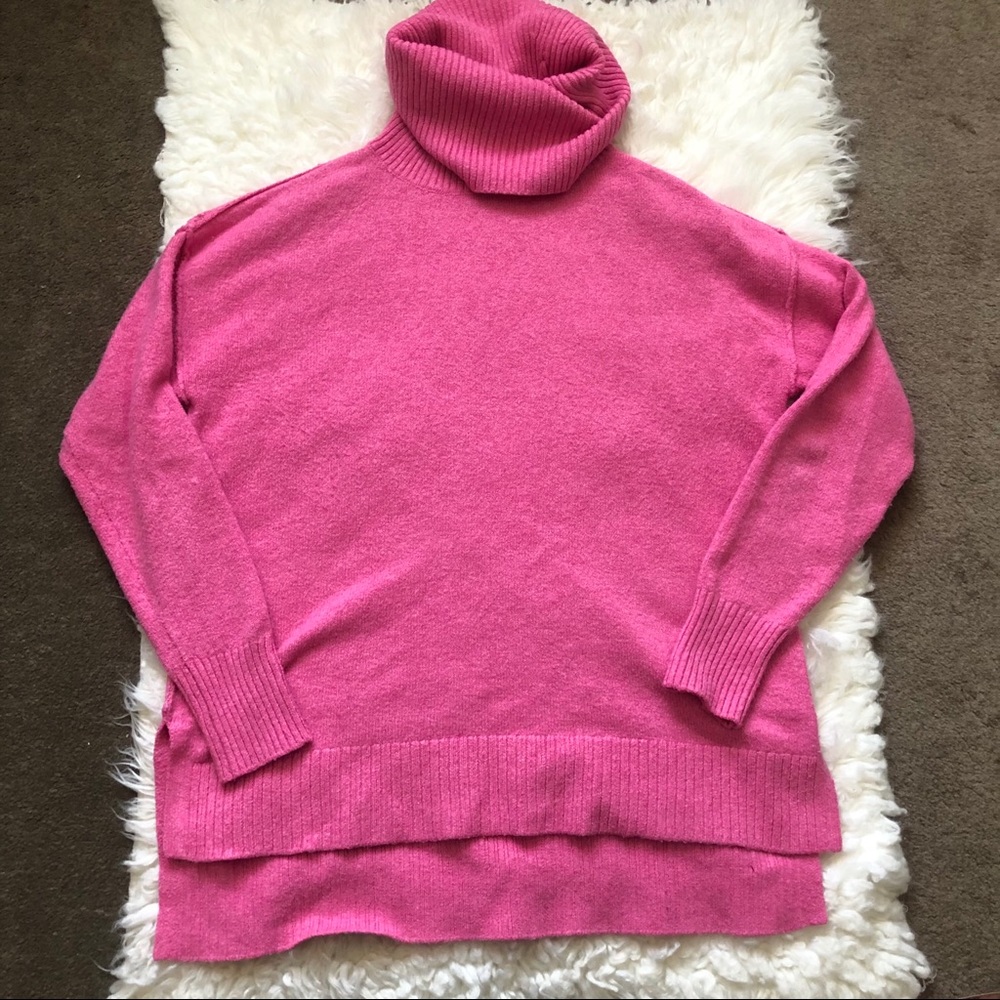Becca Tilley x Bar III Turtleneck High Low Sweater